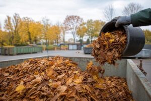 KI-generiertes Symbolbild: Holzwickede nimmt Laub an zwei Samstagen kostenlos an